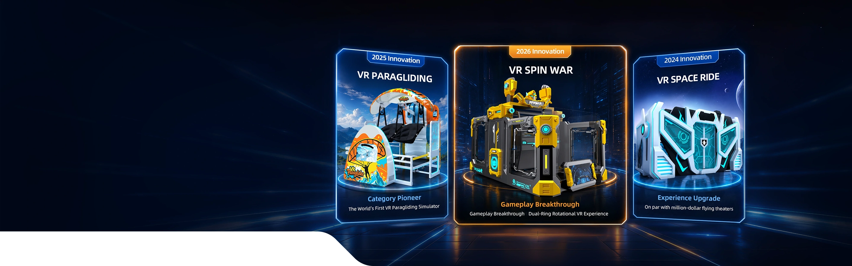 <span style="font-size: 50px">Next-Gen VR<br />Entertainment</span>