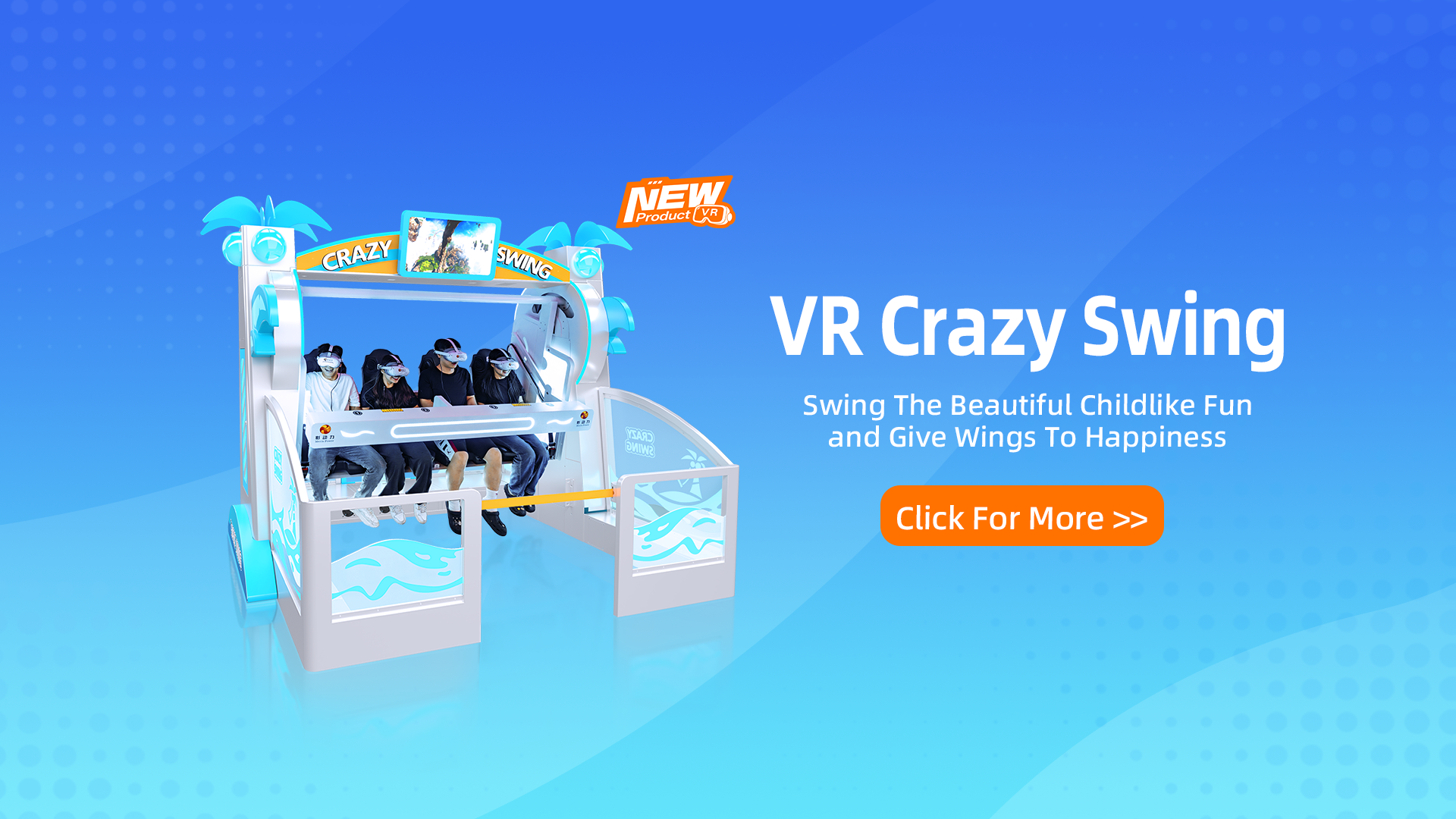 VR Crazy Swing Virtual Reality Flying Simulator
