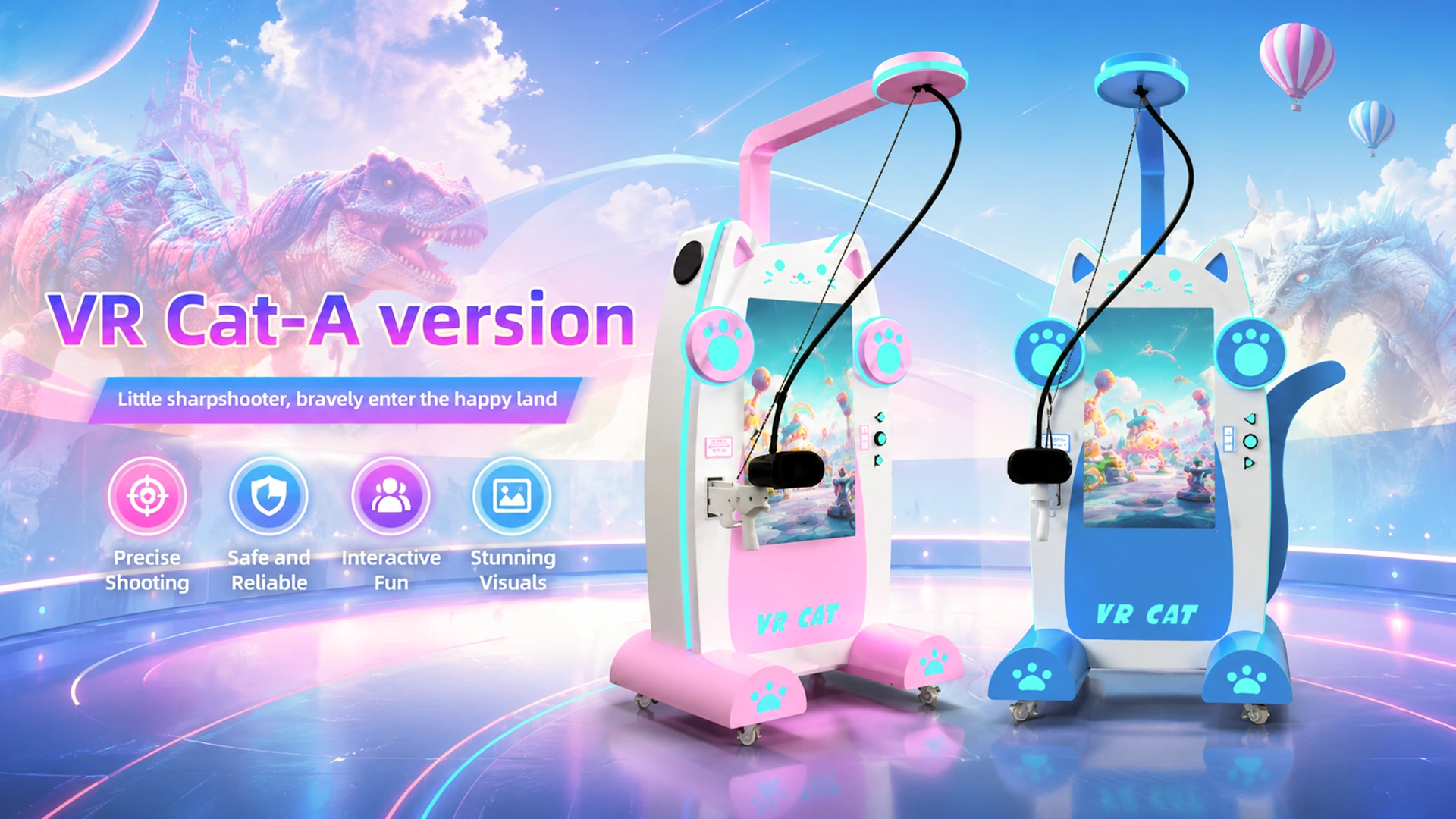 VR Lucky Cat Shooting Simulator 1P