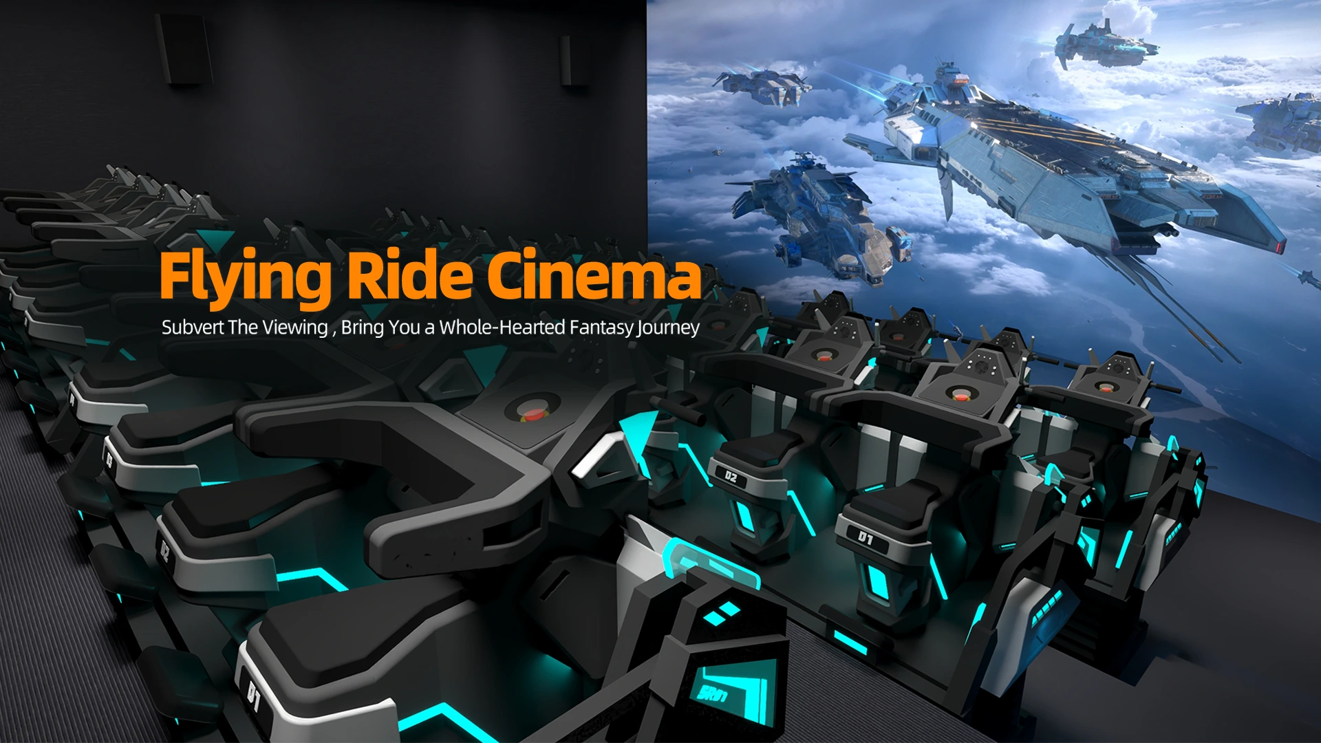 VR Ride Flying Cinema 24P