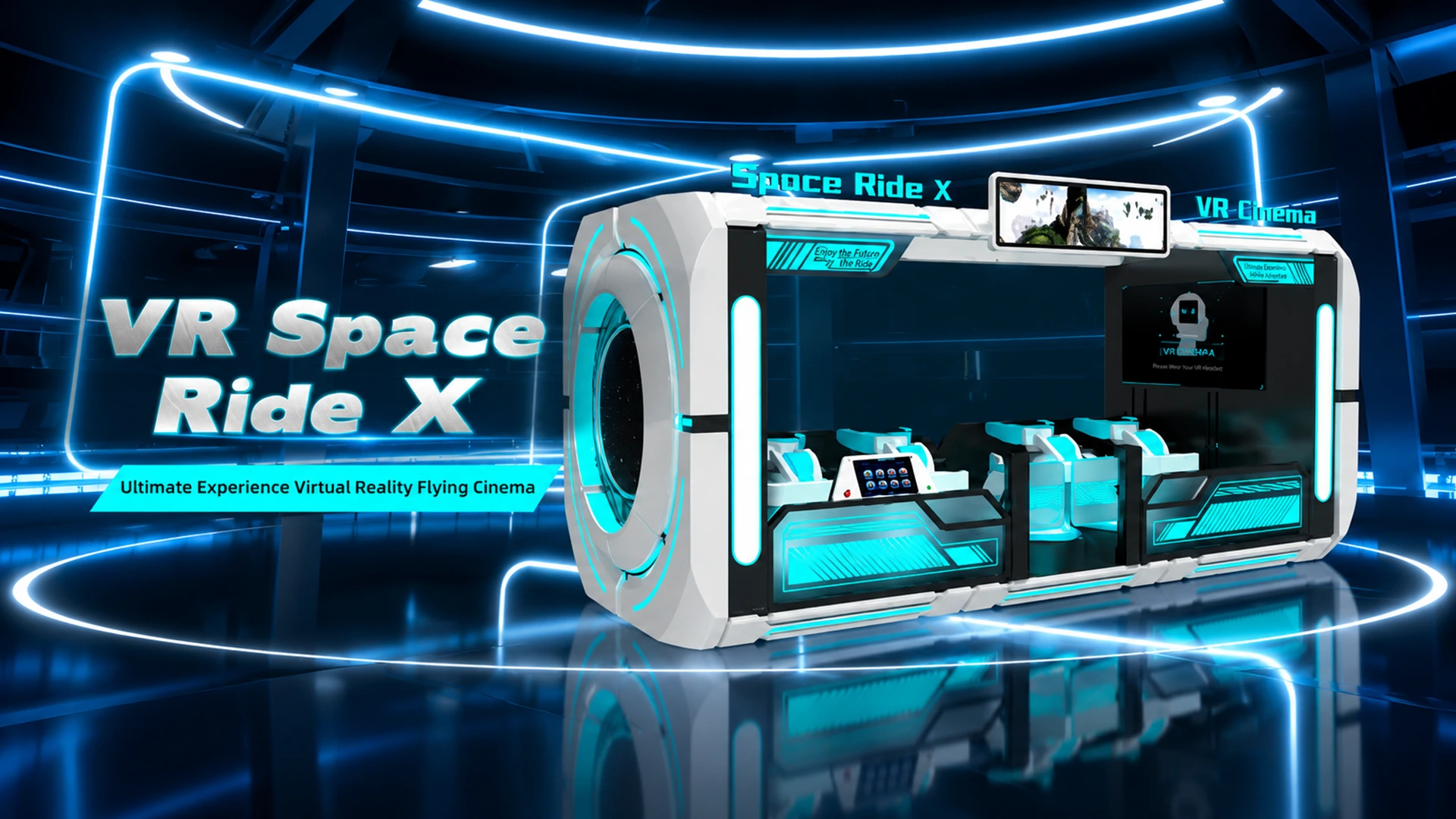 VR Space Ride X 4P Flight Cinema