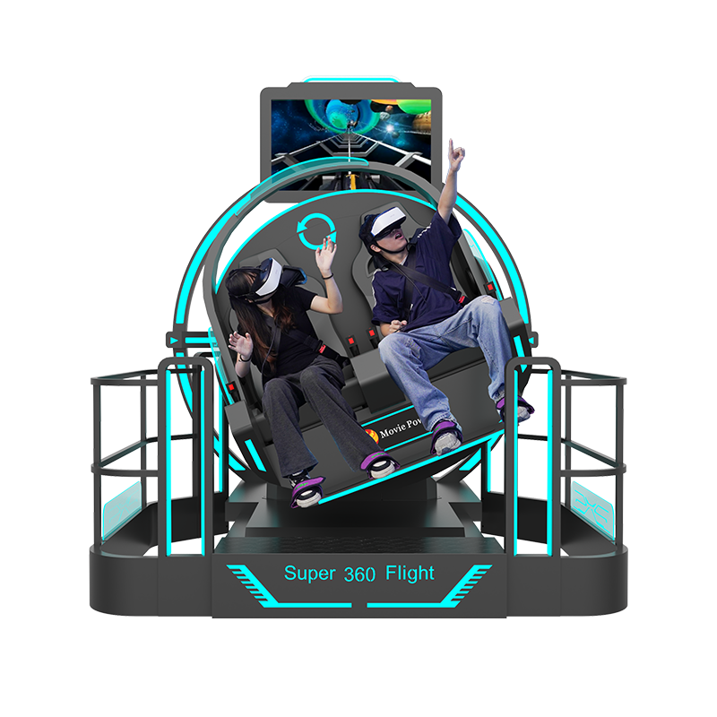 VR Super 360 Roller Coaster Flying Simulator - 4