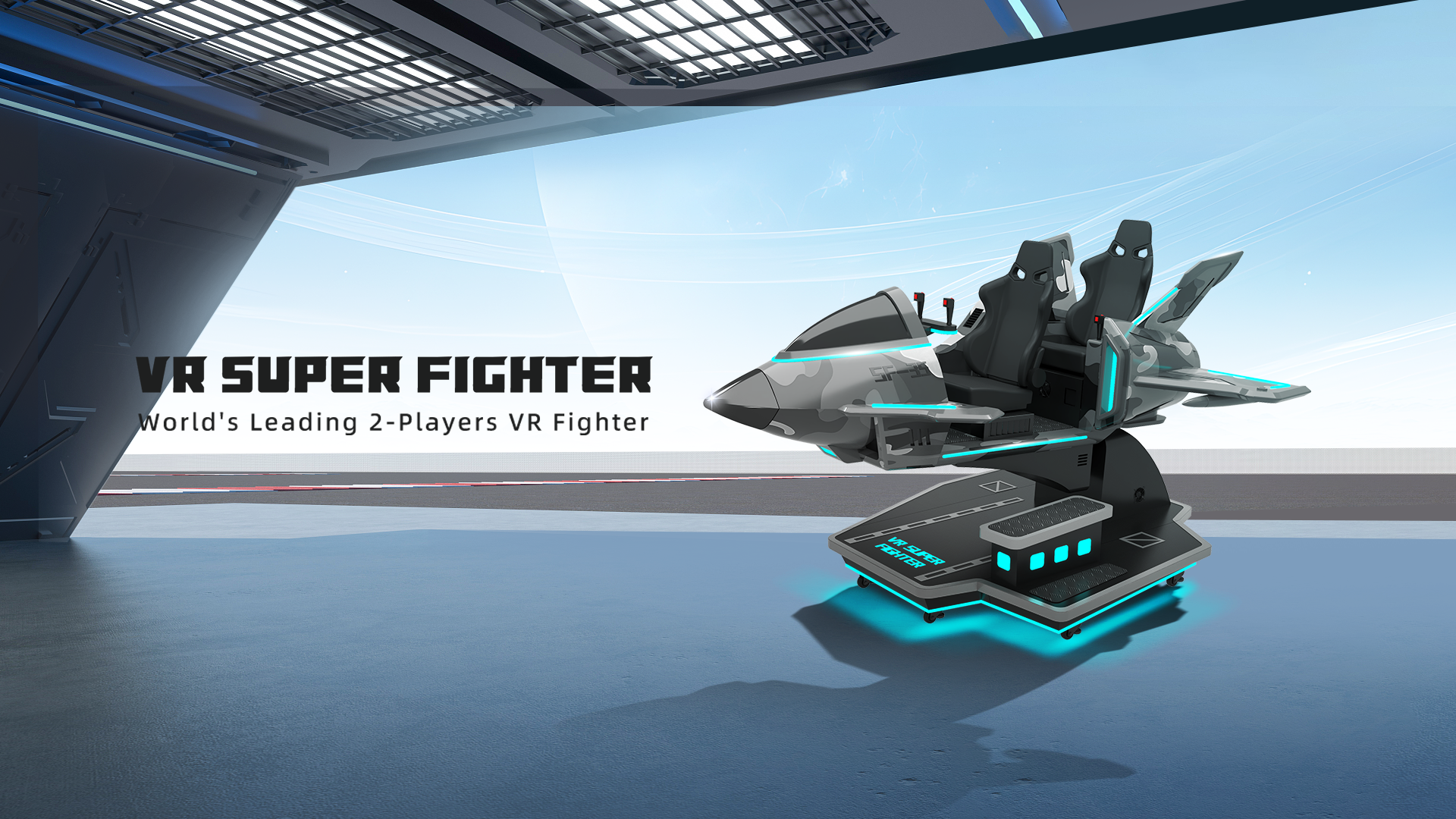 VR Super Fighter 2P Flight Simulator