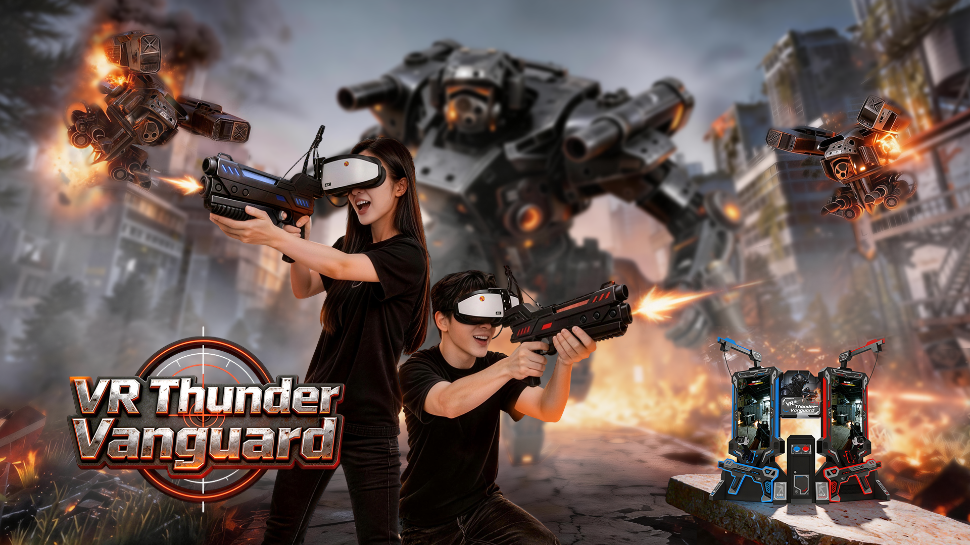 VR Thunder Vanguard Shooting Simulator 2P